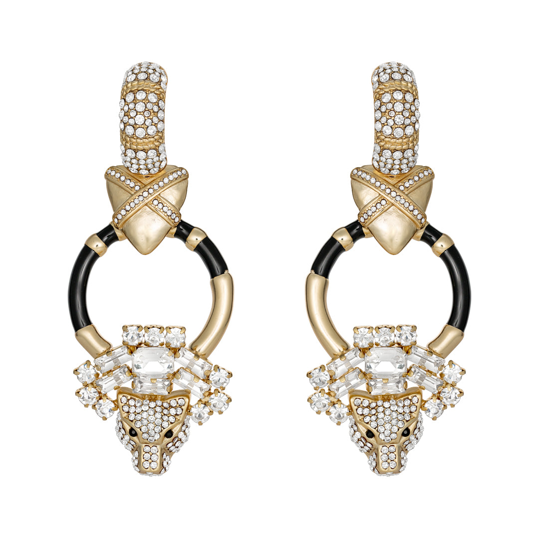 Kitte Panthera Jewel Earrings Gold